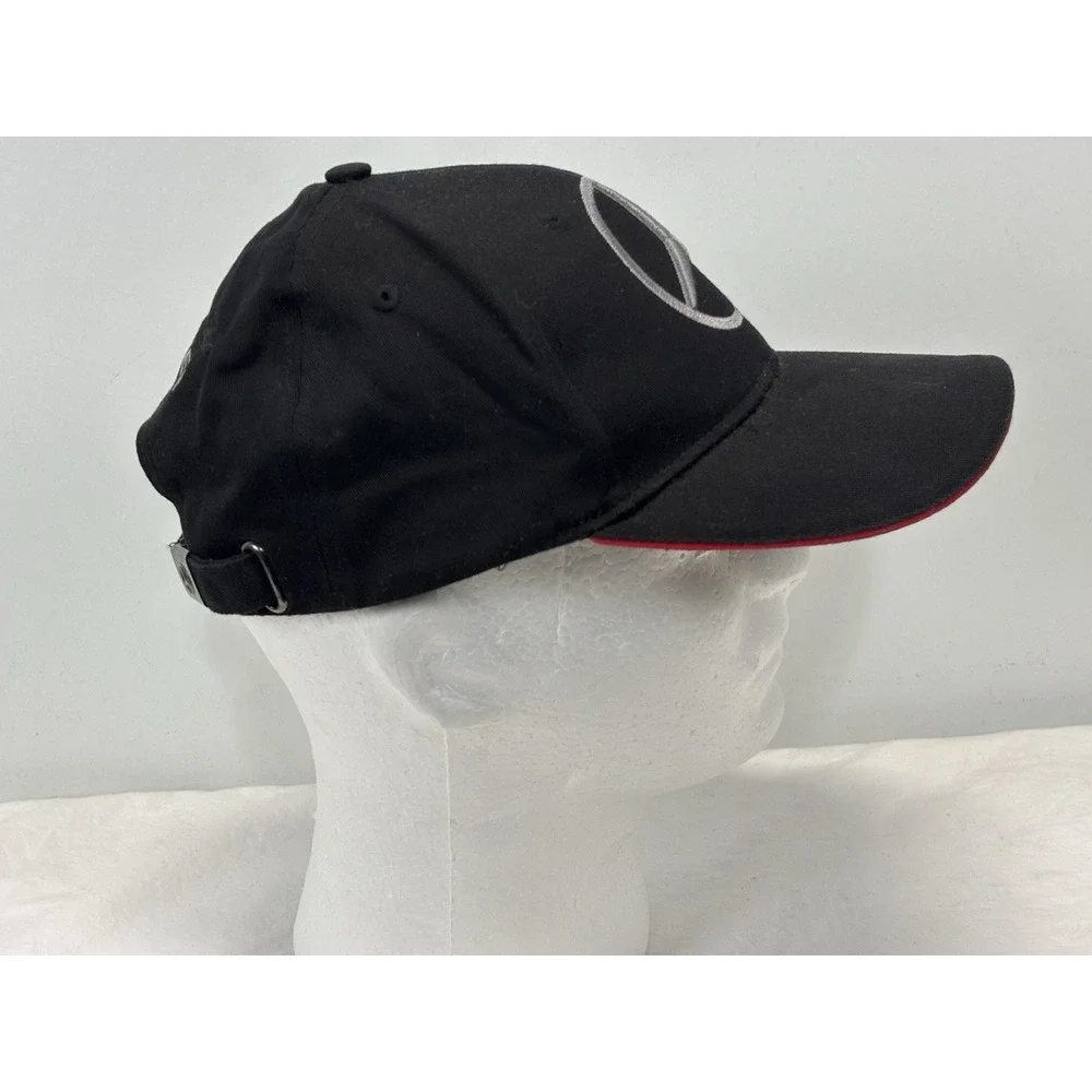 Mercedes-Benz Hat Black Embroidered Emblem Baseball Cap Adjustable Strap